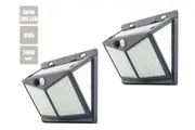 208 LED Solar Lights Outdoor Garden PIR Motion Sensor Flood Light Security Light Rechargeable Waterproof Bulk Discount for Multi-Pack