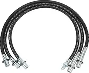 3pcs Extended Brake Line Kit for Hilux LN106R LN46 RN46 YN65R Rubber Replacement Rear Front Auto Parts
