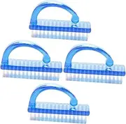 Healvian 4pc Set Nail Brush for Cleaning under Nails Fingernail Scrubber Brush Soft Bristles
