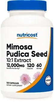Nutricost Mimosa Pudica Seed 10:1 Extract (120 Capsules, 60 Servings) - Non-GMO