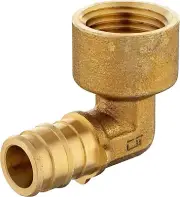 Reliable 10-Pack Brass PEX A Expansion Fittings 1/2" x 1/2", ANSI/NSF Approved