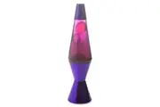 MDI Metallic Motion Lava Lamp Decorative Mood Light Display 36cm Purple/Pink