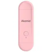 Book Light, USB Rechargeable Reading Light, Eye-Cared Amber Light Mode Pink