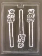 BEAR WITH ABC BLOCKS PRETZEL CHOCOLATE CANDY MOLD DIY BABY SHOWER PARTY FAVORS