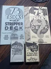 Al Stevenson 75 tricks with a stripper deck & Svengali deck Books Plus Cards NOS