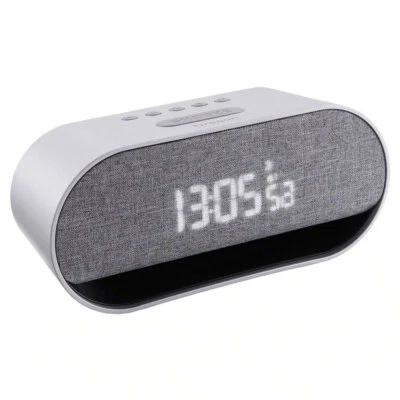 Oregon Scientific Dual Resonance Digital Alarm Clock w/ Bluetooth/AUX Speaker