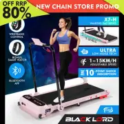 BLACK LORD Treadmill Electric Walking Pad Incline Shock Absorbers Foldable Pink