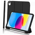 iMieet New iPad 10th Generation Case 2022 10.9 Inch with Pencil Holder, Black