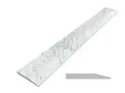 Single Hollywood Carrara Marble Threshold for Floor Transitions (Marble Polis...