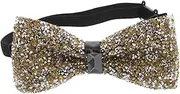 [VALICLUD] Sparkly Sequin Bow Tie for Men Glittering Butterfly Knot for Weddings and Parties Versatile Formal Accessory for Nightclub and Stage