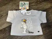 Build A Bear Where The Wild Things Are Shirt New With Tags