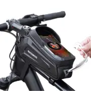 ROCKBROS 1.7L Cycling Bag 8 Inch Phone Bicycle Bag Touch Screen Top Tube Handlebar Waterproof Bike Bag Accessories