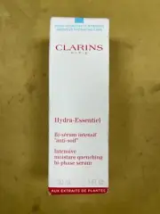 1 New Clarins Paris Hydra-Essentiel Intensive Moisture Bi-Phase Serum - 1oz