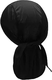 [Wenyue] Cooling Cap, Sports Bandana Cap, Breathable Cycling Headwear, Running Hat, Elasticity, Breathable, Sweat-Wicking, Quick Dry Headgear for Cycling, Travel, Running, Fitness, black, 59