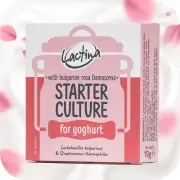 Bulgarian Yogurt Starter wih Rose Damas 1 BOX-OFFICIAL LACTINA REPRESENTATIVE