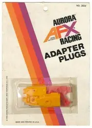 1976 Aurora NY AFX Racing HO Slot Car Track CONTROLLER ADAPTER PLUGS 2552 Carded