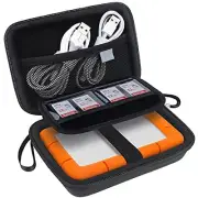 Lacdo Hard Drive Carrying Case for LaCie Rugged/Rugged Mini/Rugged Thunderbol...