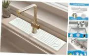 Faucet Mat for Kitchen Sink, Diatomite Fast Drying Stone Faucet Mat for