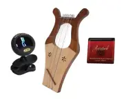 Kinnor Harp 2-Tone Color + Extra String Set + Snark Clip-on Tuner