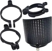 CATIEBYE Mic Windscreen Clamp Recording Microphone Set for Soundproofing and Isolation