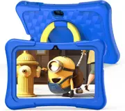 Pritom 7 inch Kids Tablet, Quad Core Android 11, 2GB RAM, 32GB ROM, BT, WiFi,...