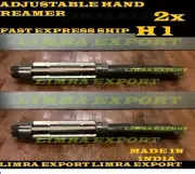 2X COMBO H1 Adjustable Hand Reamer H1 3/8" - 13/32" HIGH QUALITY INDIA