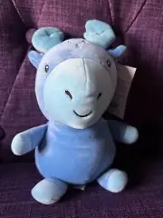2020 Animal Adventure Blue Moose Plush 11" Lovey Soft Squishy Stitched Eyes New!