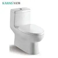 在飛比找樂天市場購物網優惠-【KARNS卡尼斯】二段式 噴射虹吸 單體馬桶 30CM/4