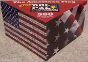 Jigsaw 2 sided Puzzle in the 3 sided box 500 piece Flag of the United States NEW