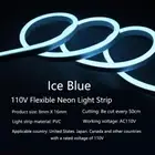 110V Neon LED Strip Light Rain-Proof Flexible Tape Lights 2835 120LEDs/M