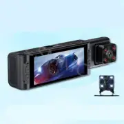 3 Channel 1080P Dash Cam WiFi Car DVR Night Vision Front Inside Rear Camera 170° (for: Fiat)