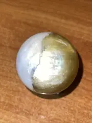 Yellow Mica Sphere Ball Orb Crystal 48mm 156g