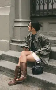 [Saint Laurent] Jeanne Oval-Frame Acetate Glasses