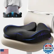 ZZ-WELL Seat Cushions for Office Chairs - Patented Coccyx Cushion for Tailbon