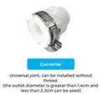 Universal Tap Aerator With Filter Element 1080° Splashproof Swivel Faucet Filter