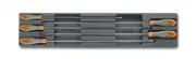 Beta Tools T183 5pc Extra Long Flat/Phillips Screwdriver Set Tray for Roller Cab