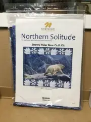 SNOWY POLAR BEAR QUILT KIT DIANE MCGREGOR NORTHERN SOLITUDE BY NORTHCOTT