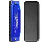 10 Holes Key Of C Blues Harmonica Musical Instrument Educational Toy with9171