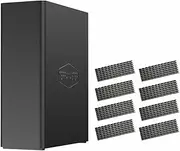 TERRAMASTER F8 SSD NAS Storage - 8Bay All SSD NAS Server N95 QuadCore CPU, 8GB DDR5 RAM, 10GbE Port, 8 Heat Sinks Included, Palm-Sized Powerful Network Attached Storage (Diskless)