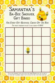 Baby Shower Games and Favor Labels - Bumble Bee Theme