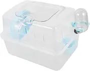 GANAZONO Guinea Pig Travel Carrier Compact Lightweight Small Animal Tunnel Observation Window