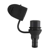 [CamelBak] QL Hydrolock Replacement Bite Valve Adapter & Dust Cap (Blk)
