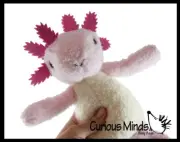 Cute Axolotl Plush Stuffed Animals- Adorable Walking Fish Toy - Eco Friendly Rec
