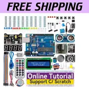 42 Project Arduino Starter Kit with LCD, Motors, & Expert Support for Learning