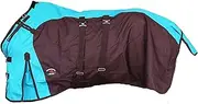 CHALLENGER 60" 1200D Turnout Lightweight Bellyband Rain Horse Winter Blanket Sheet 388B