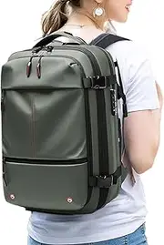 [Vibhgtf] Vacuum Backpack - Air Vacuum Backpack, 60l Expandable Computer Compartment | Waterproof Oxford Cloth Vacuum Packing, Password Lock Anti-Theft Airpack, Vacuum Packing for Business Trips Daily Commuting