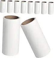 Zerodeko 10pcs Lint Roller Replacement Refills for Pet Hair Off Adhesive Sheets for Effortless Cleaning High Adhesion for Clothes and Furniture for Pet Owners