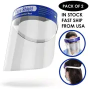 2pc Protective Safety Guard Full Cover Face Shield