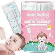 Nybhyjka Baby Oral Cleaner - Soft Oral Cleaning Stick | Flexible and Gentle Tongue Cleaner Skim Gauze, Comfortable and Portable Oral Tongue Gauze Gum Cleaner Stick for Tooth