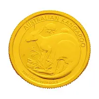 在飛比找Yahoo奇摩購物中心優惠-澳洲袋鼠金幣-1/10盎司(OZ)